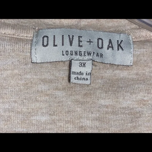 Olive & Oak Beige Cardigan Sweater (size 3x) - Picture 6 of 8